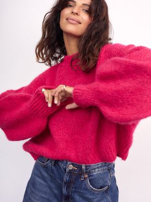 JELLY HOT PINK SWEATER