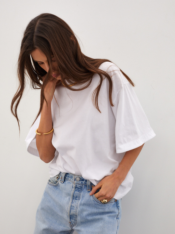 O- NECK WHITE T-SHIRT 