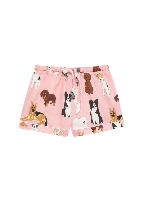 PUPPY LOVER PAJAMAS SHORTS 