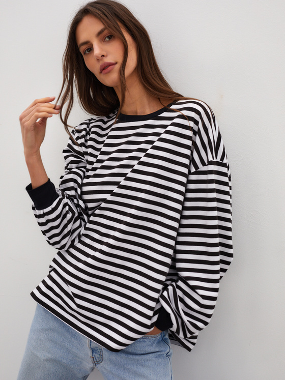 STRIPES OVERSIZE LONGSLEEVE