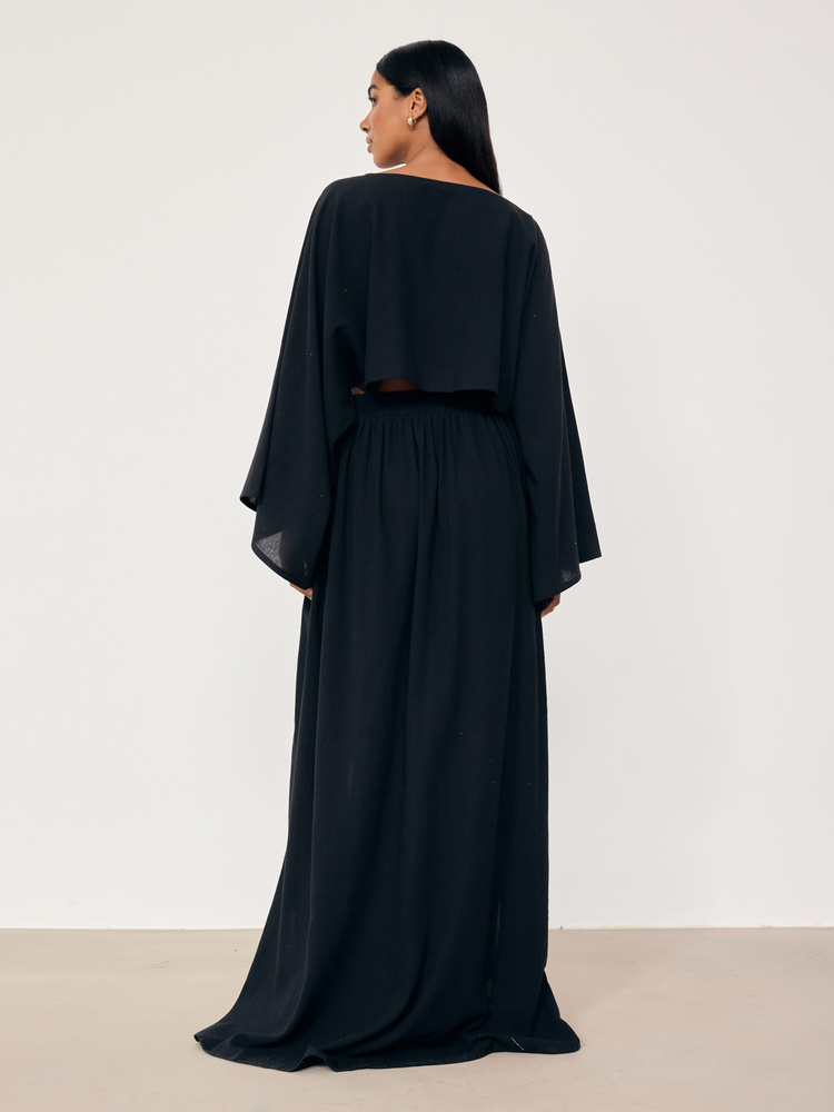 JASMINE BLACK TALL SKIRT
