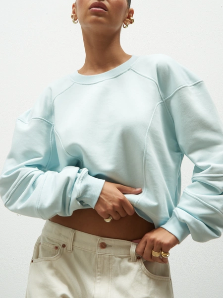 ELLIE BABY BLUE SWEATSHIRT