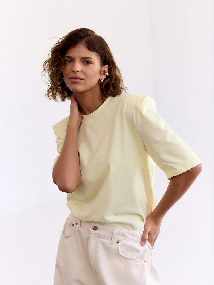 EMI PADDED BUTTER T-SHIRT
