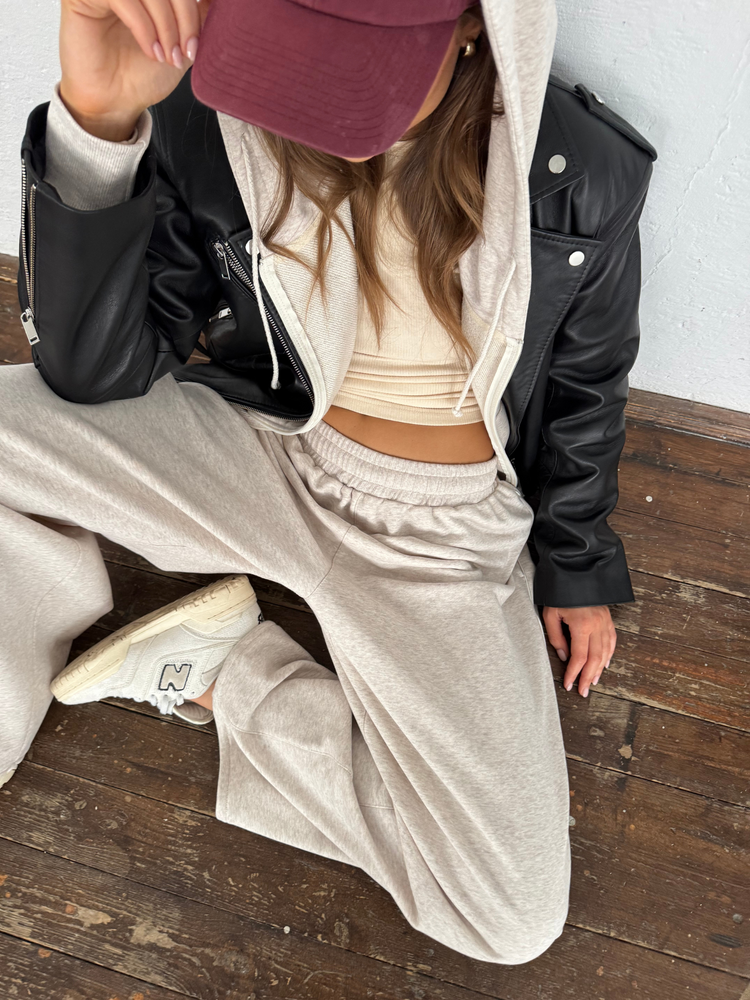 HUNTER NATURAL WIDE JOGGERS