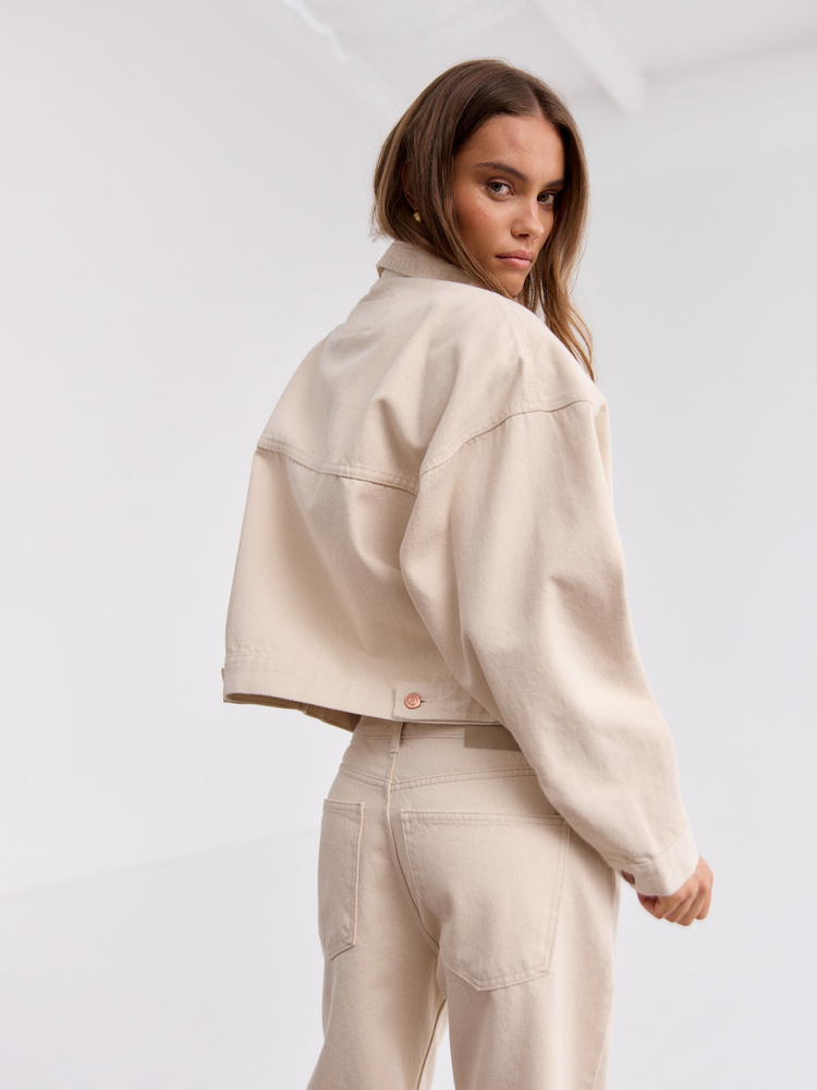 SPODNIE DALLAS CREAM TALL