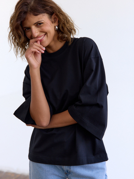 T-SHIRT OVER TEE BLACK