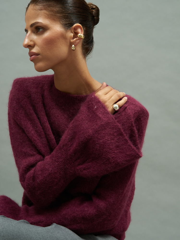 BELL BURGUNDY SWEATER