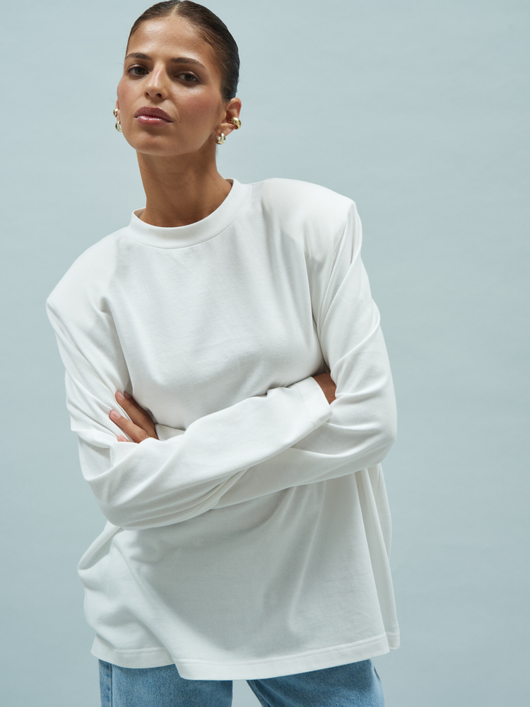 LONGSLEEVE VEYA PADDED CREAM