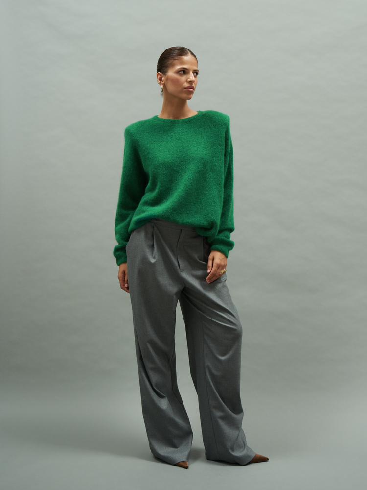 SWETER MINIMAL GREEN
