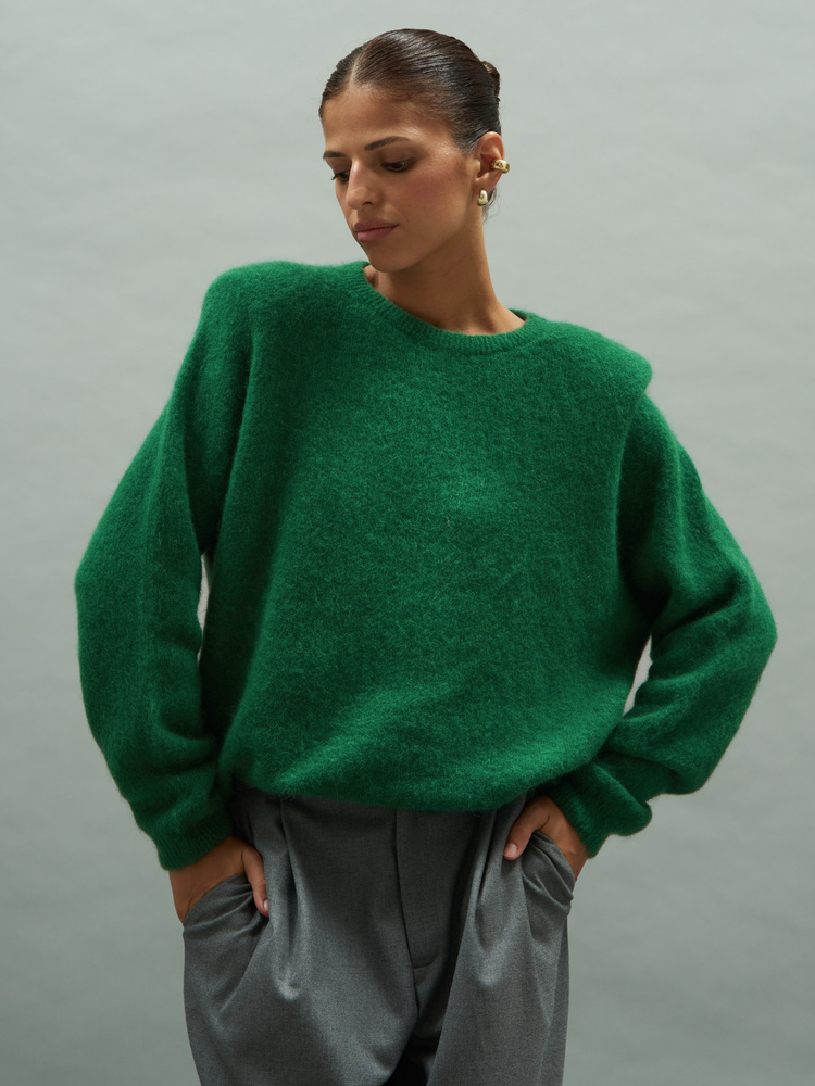 MINIMAL GREEN SWEATER