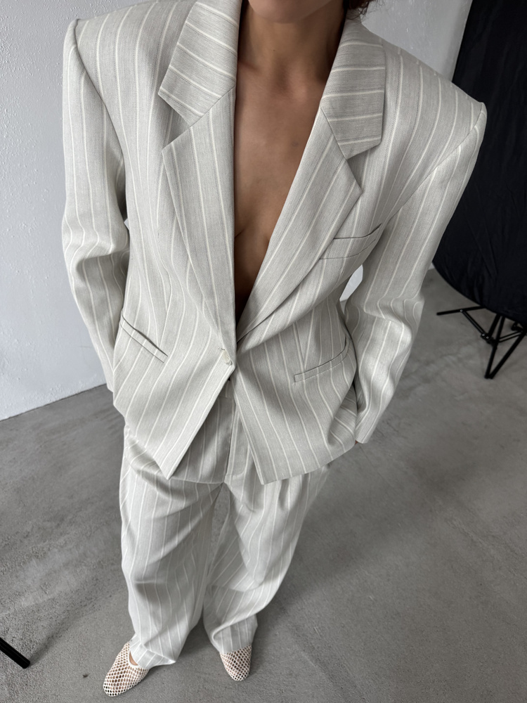 SAVONA GREY REGULAR PANTS