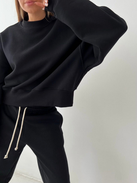 RUBY BLACK SWEATSHIRT 