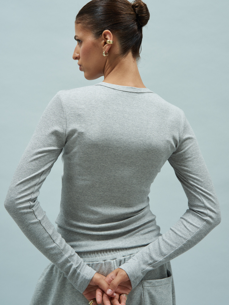 BASIC GREY LONGSLEEVE