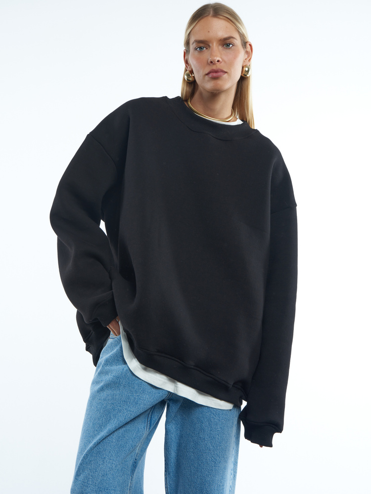 BLACK SWEATSHIRT 