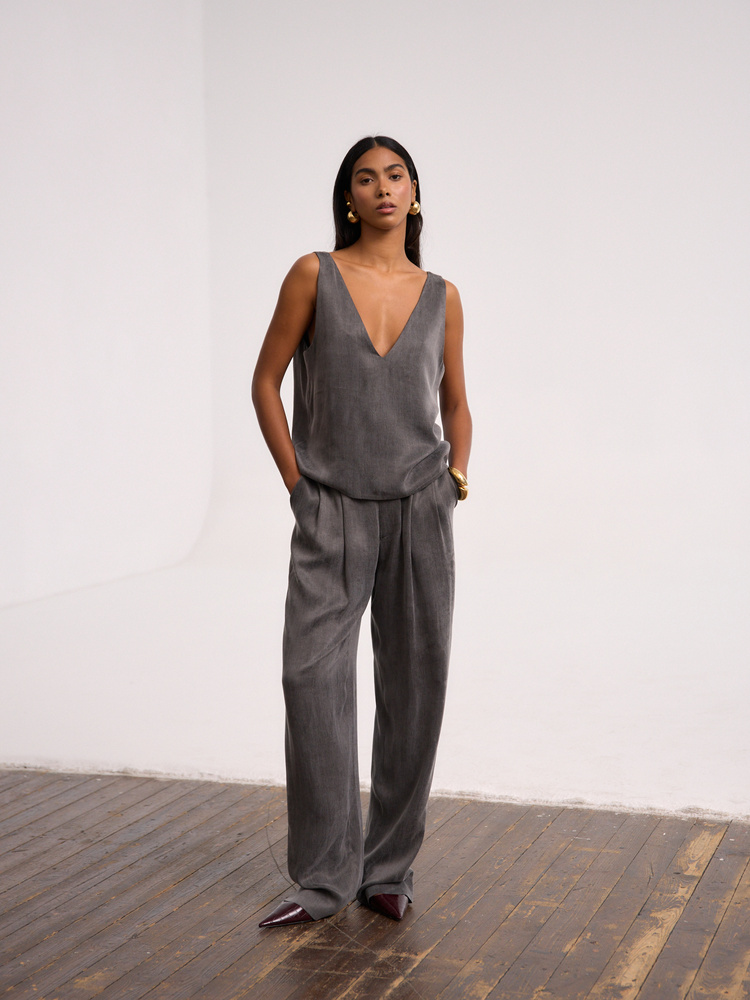 STIVIE GREY TOP