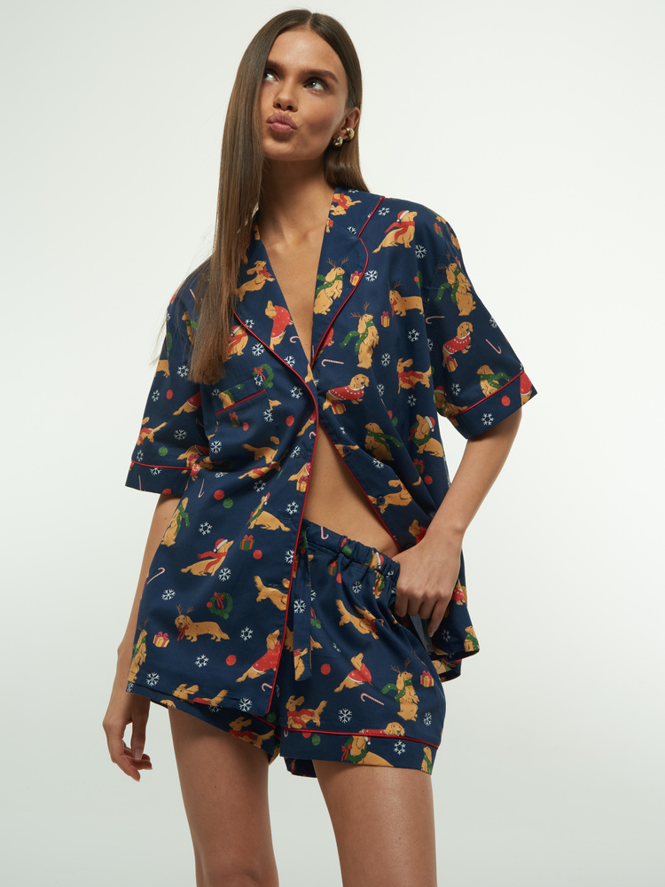 SZORTY OD PIŻAMY SANTA'S PUPPY