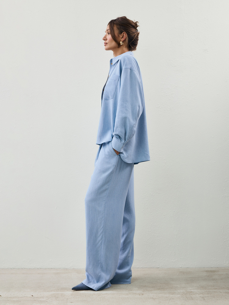 KOSZULA FINN LIGHT BLUE