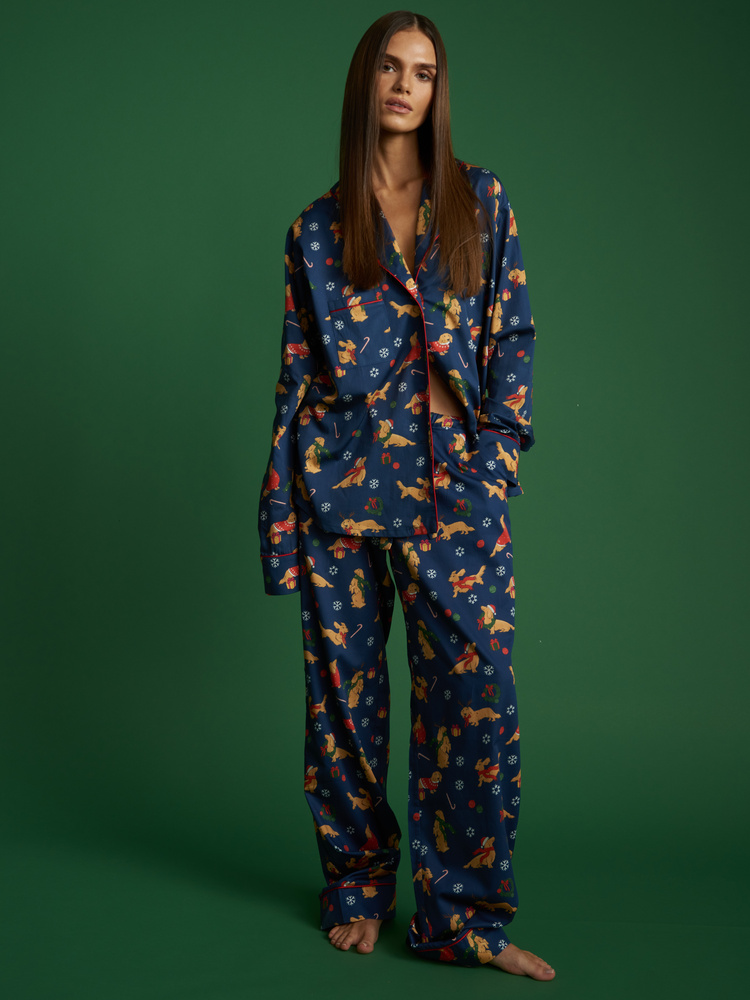 KOSZULA OD PIŻAMY SANTA'S PUPPY