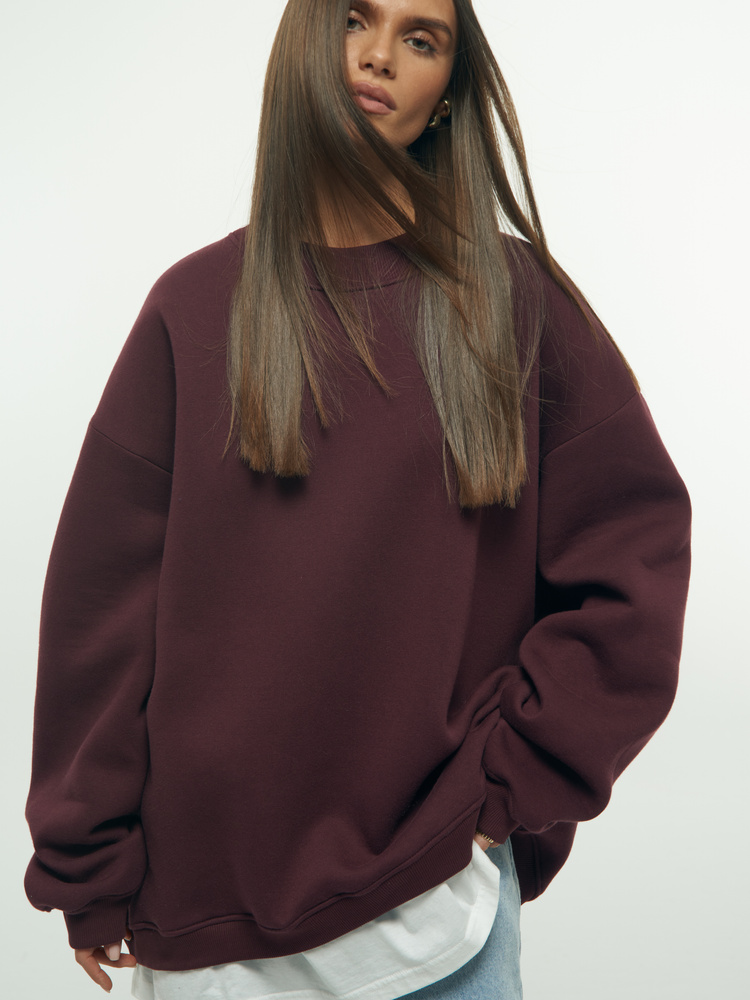 RED WINE SWEATSHIRT