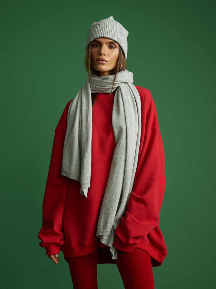 CZAPKA CASHMERE GREY