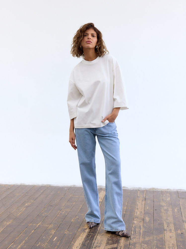 T-SHIRT OVER TEE CREAM 