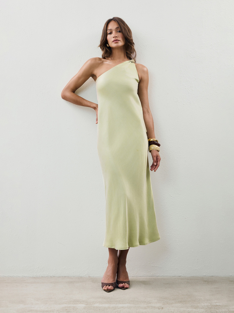 TAISA VINTAGE GREEN DRESS