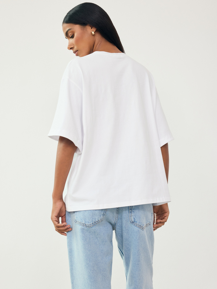 T-SHIRT O-NECK WHITE 