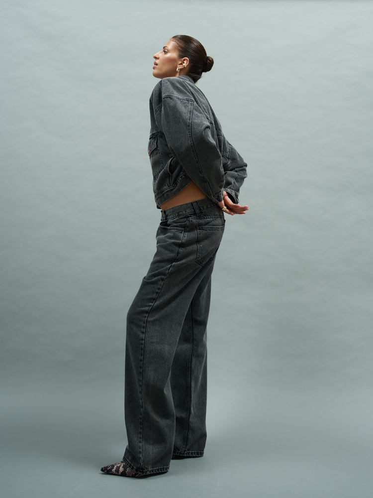 SPODNIE DALLAS VINTAGE BLACK TALL