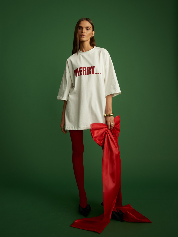 T-SHIRT OVERSIZE MERRY ME