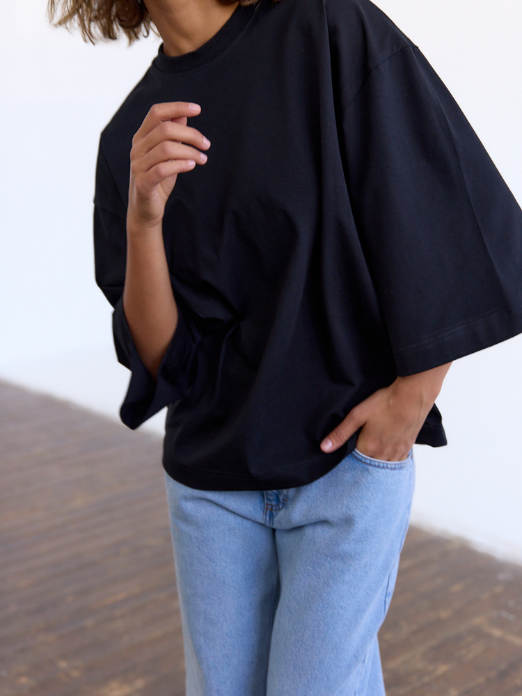 T-SHIRT OVER TEE BLACK