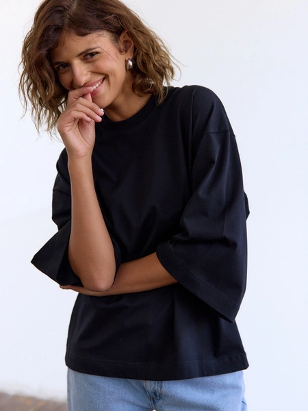 T-SHIRT OVER TEE BLACK 