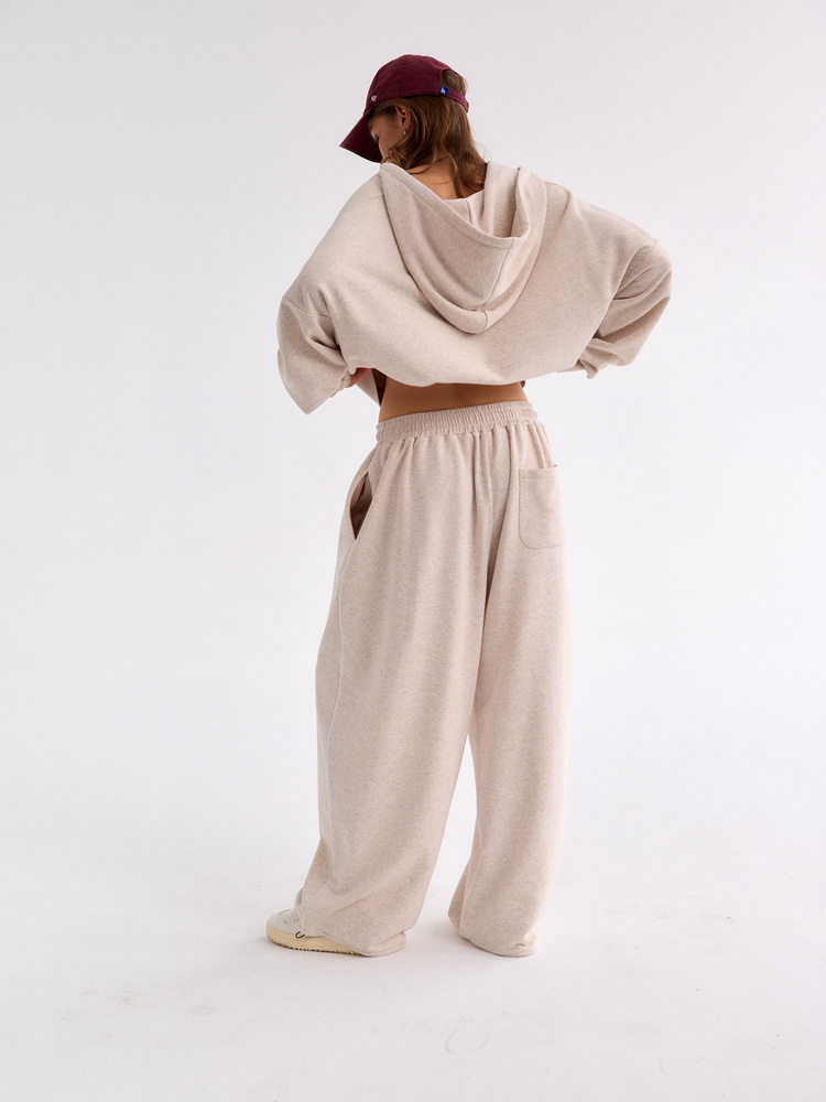 HUNTER NATURAL WIDE JOGGERS