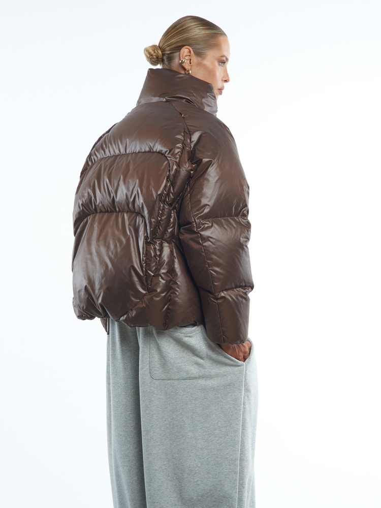 KURTKA PUCHOWA NORD BROWN