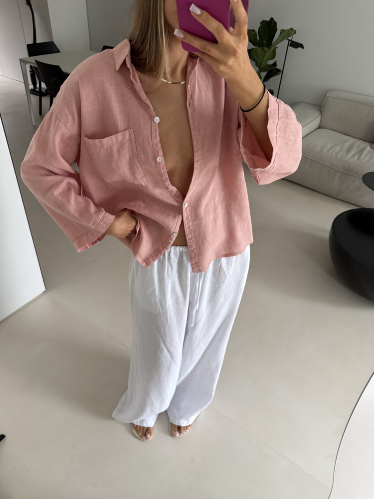 LNIANA KOSZULA BOX PEACH