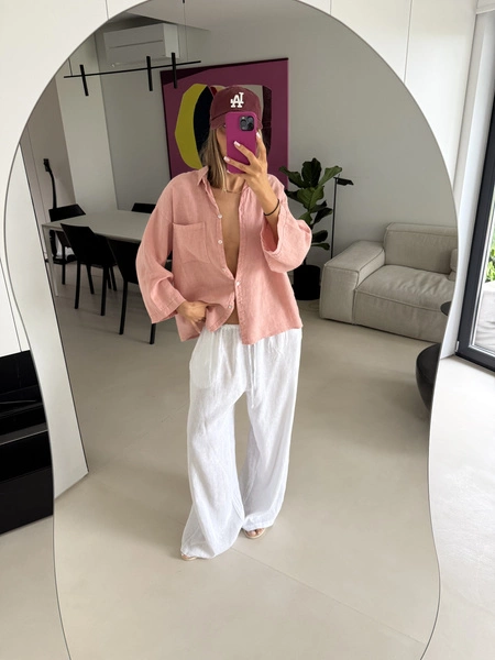 LNIANA KOSZULA BOX PEACH