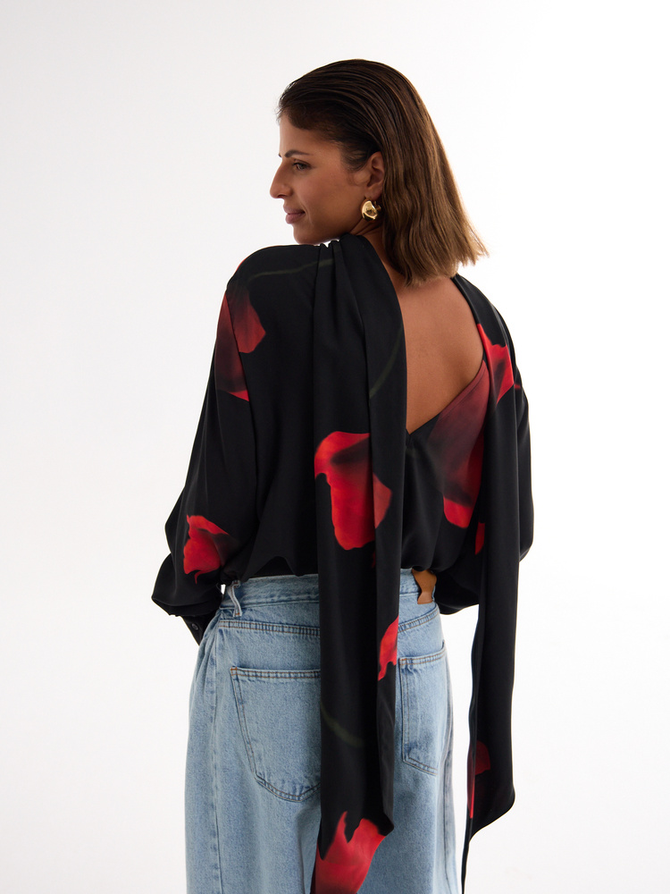 AMORA RED POPPY SHIRT