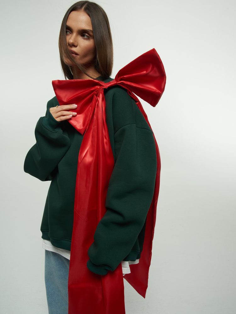 BOTTLE GREEN SWEATSHIRT