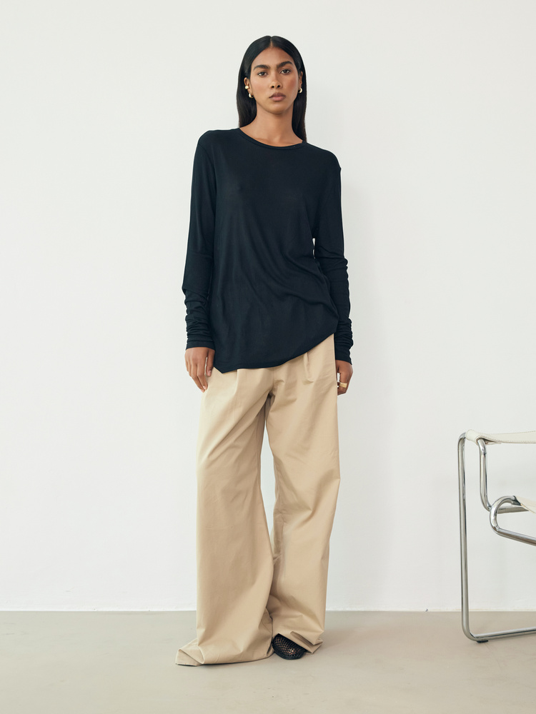 LONGSLEEVE PURE BLACK