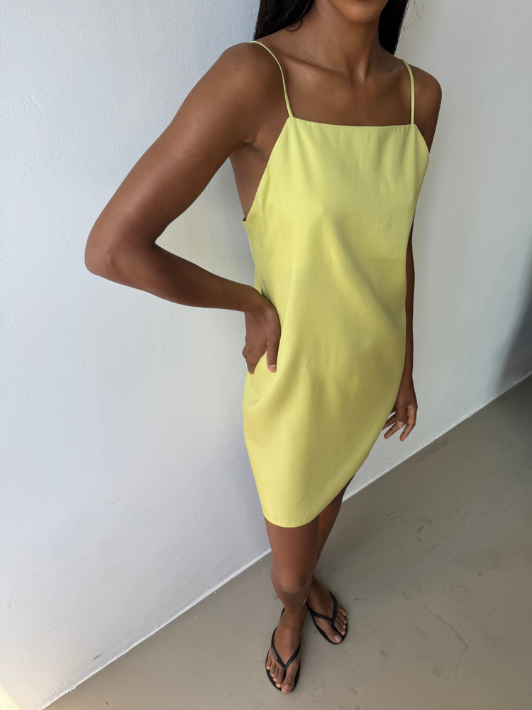 ALANA LIME DRESS