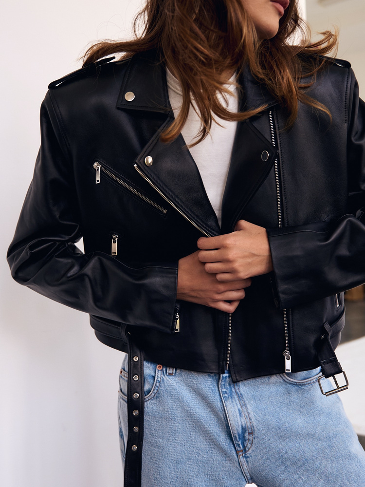HAILEY LEATHER JACKET