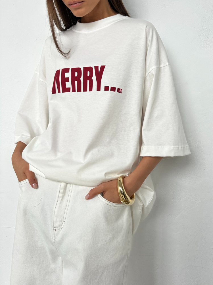 T-SHIRT OVERSIZE MERRY ME