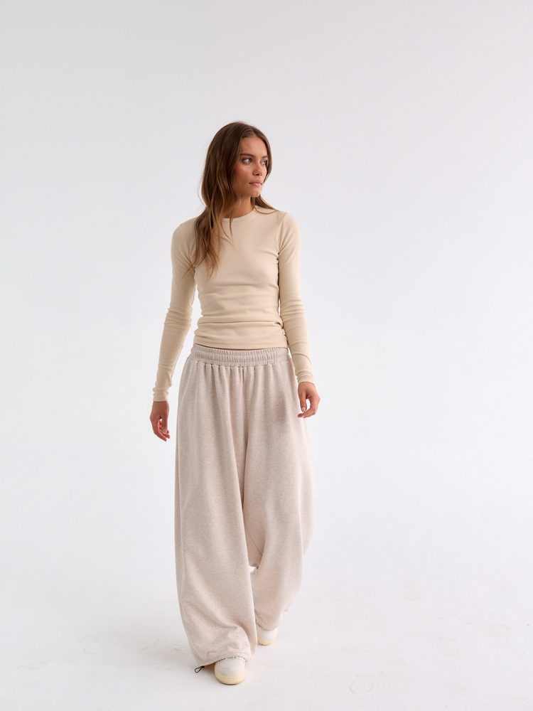 HUNTER NATURAL WIDE JOGGERS