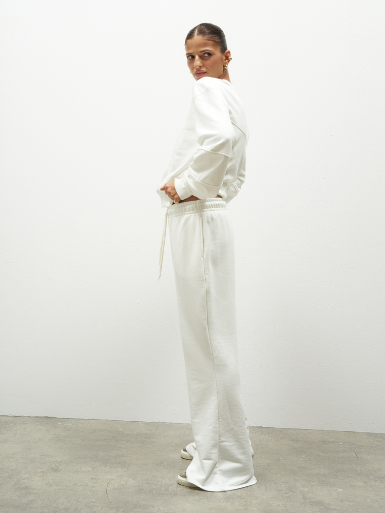 MILO CREAM SWEATPANTS