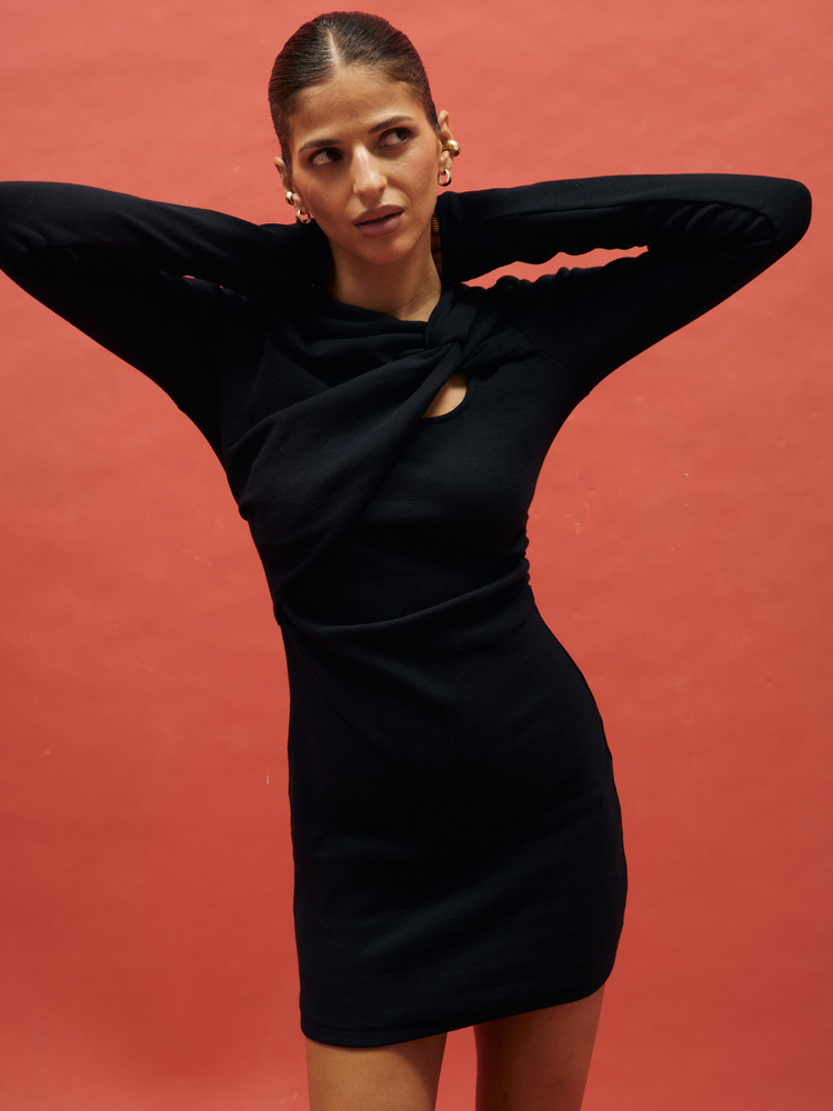 SIA BLACK MINI DRESS