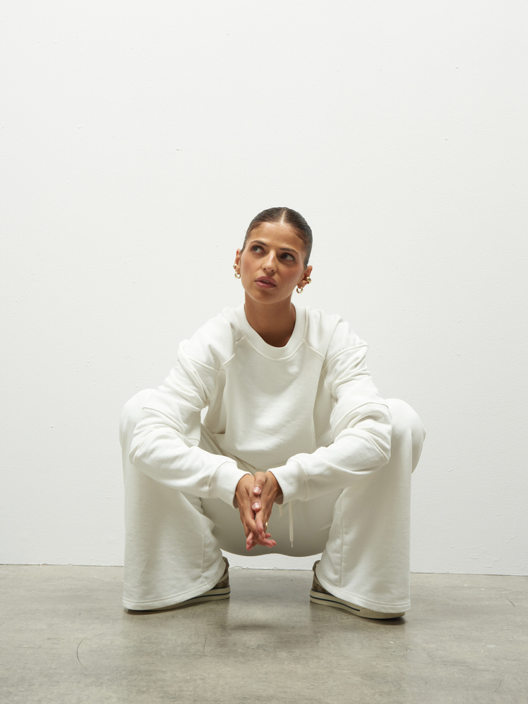 MILO CREAM SWEATPANTS