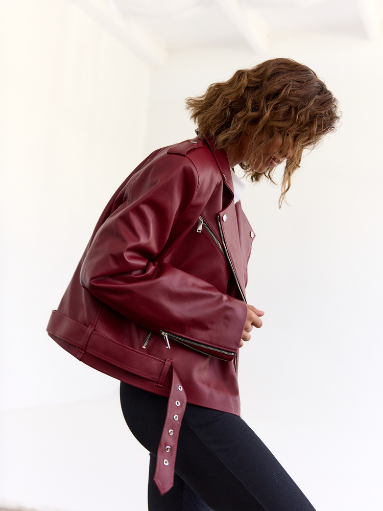 RAMONESKA HAILEY LEATHER BURGUNDY