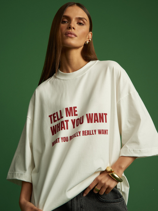 T-SHIRT OVERSIZE WISHES