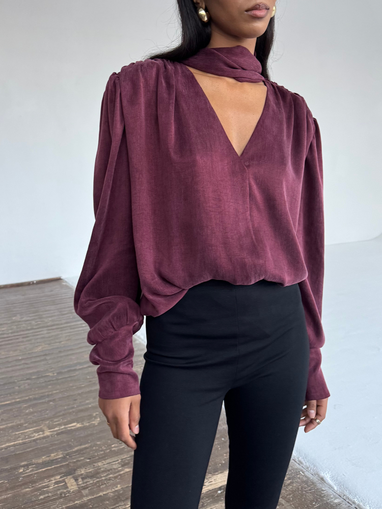 MOLLY BURGUNDY SHIRT