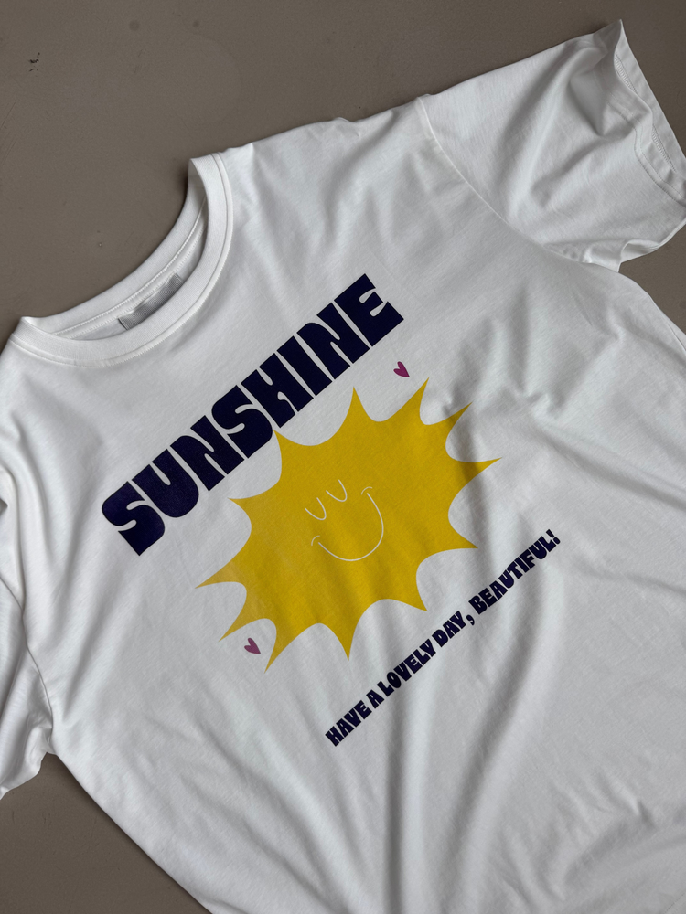 T-SHIRT BOYFRIEND RISE AND SHINE