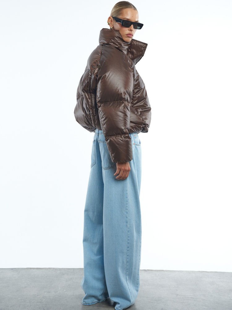 KURTKA PUCHOWA NORD BROWN